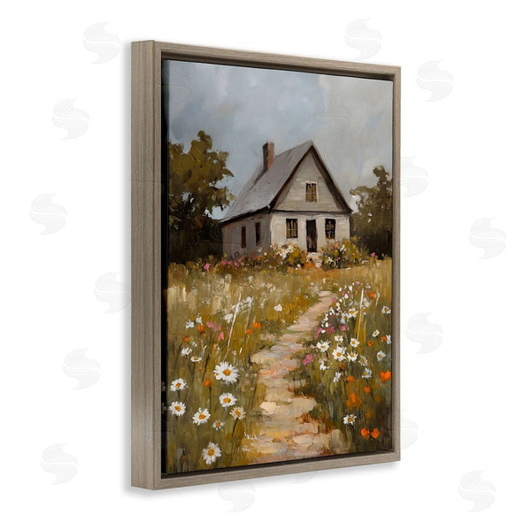 Stupell Industries Franklyn Gregory | Daisies Up Cottage Path Wall Art