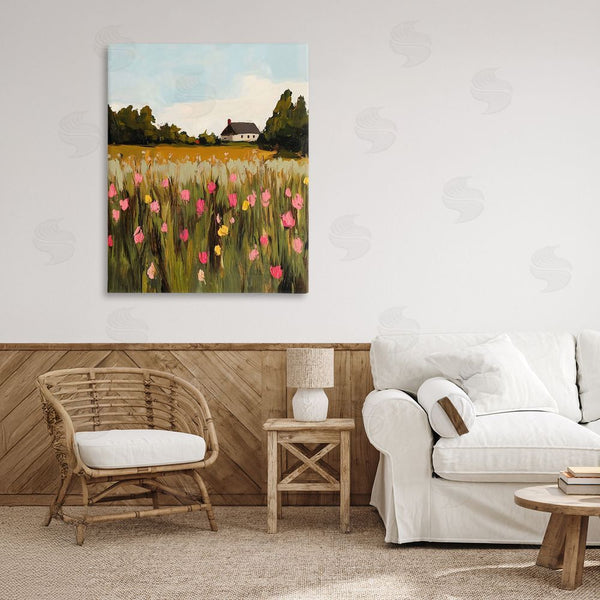 Stupell Industries Franklyn Gregory | Distant Wildflower Cottage Wall Art