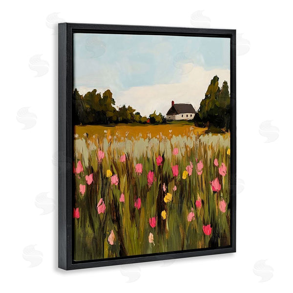 Stupell Industries Franklyn Gregory | Distant Wildflower Cottage Wall Art