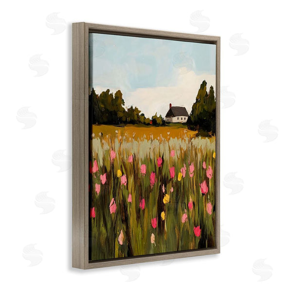 Stupell Industries Franklyn Gregory | Distant Wildflower Cottage Wall Art