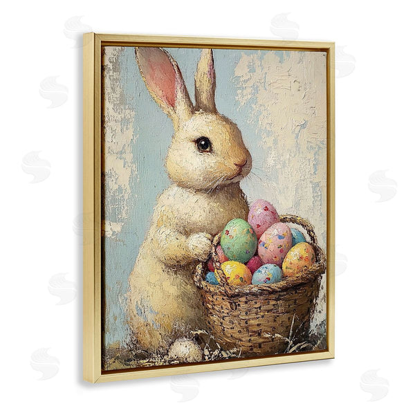 Stupell Industries Franklyn Gregory | Easter Bunny Basket