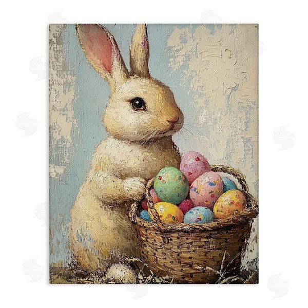 stupell industries Franklyn Gregory | Easter Bunny Basket