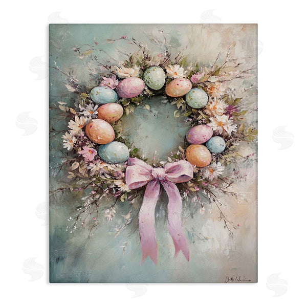 stupell industries Franklyn Gregory | Easter Egg Wreath