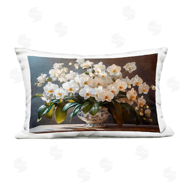 Stupell Industries Franklyn Gregory | Elegant Orchid Arrangement Printed Throw Pillow