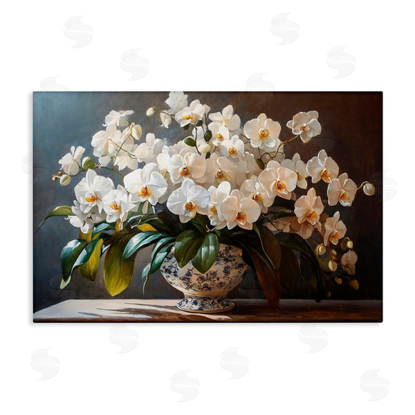 stupell industries Franklyn Gregory | Elegant Orchid Arrangement Wall Art