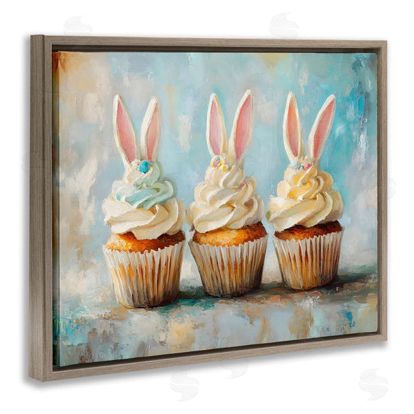 Stupell Industries Franklyn Gregory | Festive Bunny Ear Cupcakes