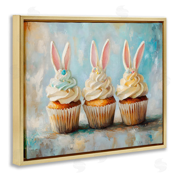 Stupell Industries Franklyn Gregory | Festive Bunny Ear Cupcakes