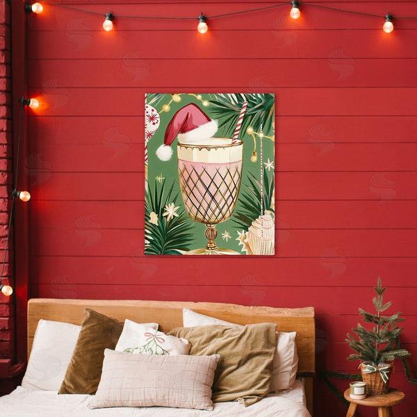 Stupell Industries Franklyn Gregory | Festive Christmas Cocktail Wall Art