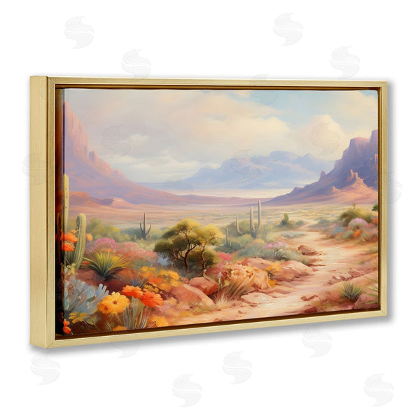 Stupell Industries Franklyn Gregory | Flower Lined Desert Path