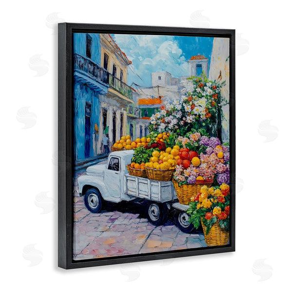 Stupell Industries Franklyn Gregory | Fresh Flowers And Fruit Village Wall Art