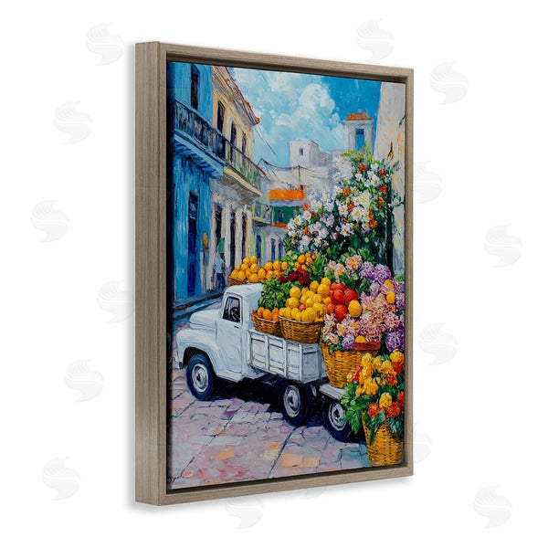 Stupell Industries Franklyn Gregory | Fresh Flowers And Fruit Village Wall Art