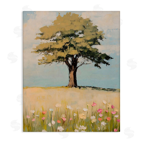 stupell industries Franklyn Gregory | Grown Oak Tree in Field Wall Art