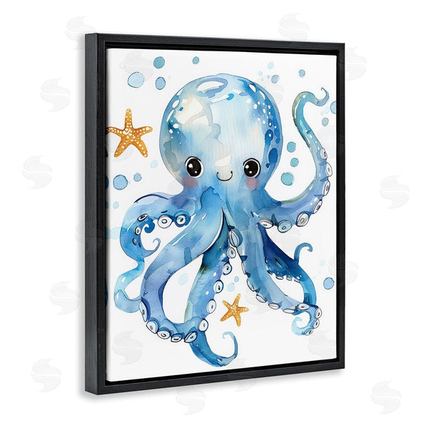 Stupell Industries Franklyn Gregory | Happy Smile Octopus
