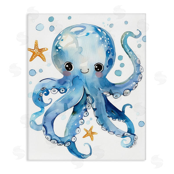 stupell industries Franklyn Gregory | Happy Smile Octopus