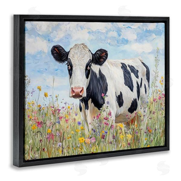 Stupell Industries Franklyn Gregory | Holstein Cow In Meadow