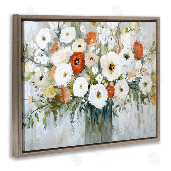 Stupell Industries Franklyn Gregory | Ivory & Ruby Bouquet