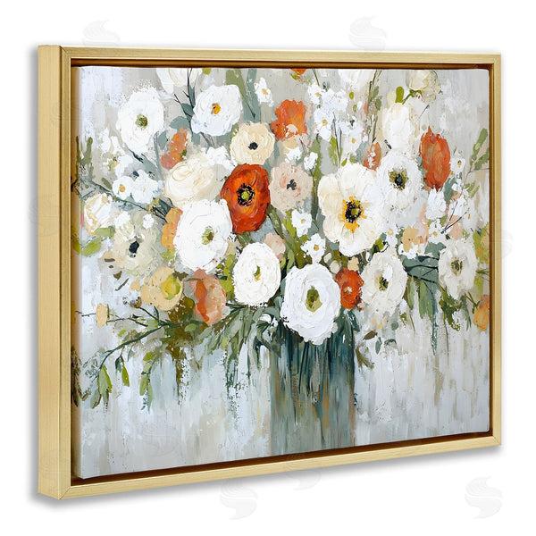 Stupell Industries Franklyn Gregory | Ivory & Ruby Bouquet