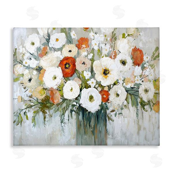 stupell industries Franklyn Gregory | Ivory & Ruby Bouquet