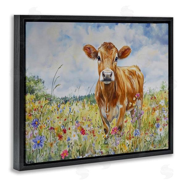Stupell Industries Franklyn Gregory | Jersey Cow In Meadow