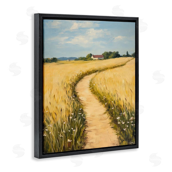 Stupell Industries Franklyn Gregory | Meadow Lined Country Path