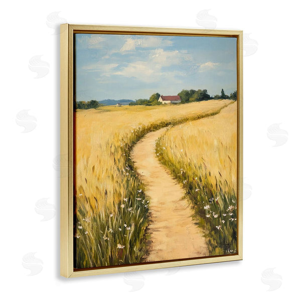 Stupell Industries Franklyn Gregory | Meadow Lined Country Path