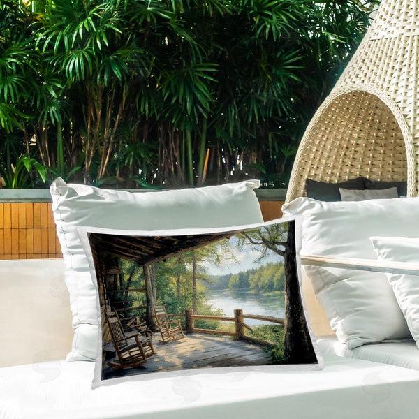 Stupell Industries Franklyn Gregory | Nature Cabin Views Printed Throw Pillow