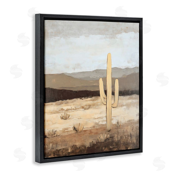 Stupell Industries Franklyn Gregory | Neutral Western Scene With Cactus Wall Art