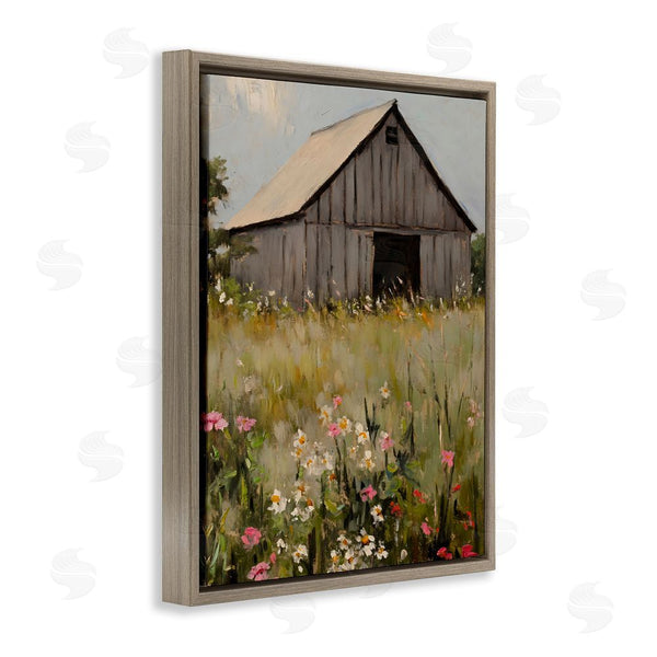 Stupell Industries Franklyn Gregory | Old Floral Barn View Wall Art