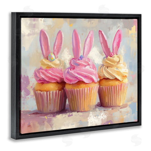 Stupell Industries Franklyn Gregory | Pastel Bunny Ear Cupcakes