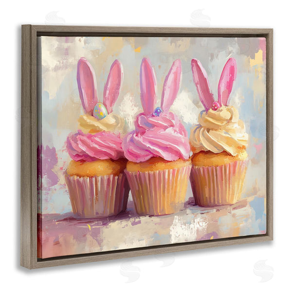Stupell Industries Franklyn Gregory | Pastel Bunny Ear Cupcakes