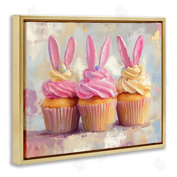 Stupell Industries Franklyn Gregory | Pastel Bunny Ear Cupcakes