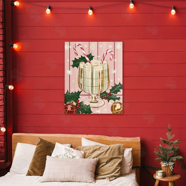 Stupell Industries Franklyn Gregory | Pastel Christmas Cocktail Wall Art