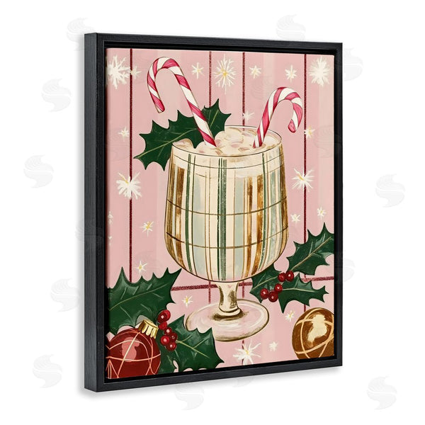 Stupell Industries Franklyn Gregory | Pastel Christmas Cocktail Wall Art