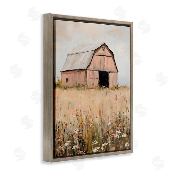 Stupell Industries Franklyn Gregory | Peachy Barn Landscape Wall Art