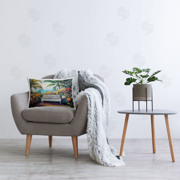 Stupell Industries Franklyn Gregory | Picture Perfect Tropics Printed Throw Pillow