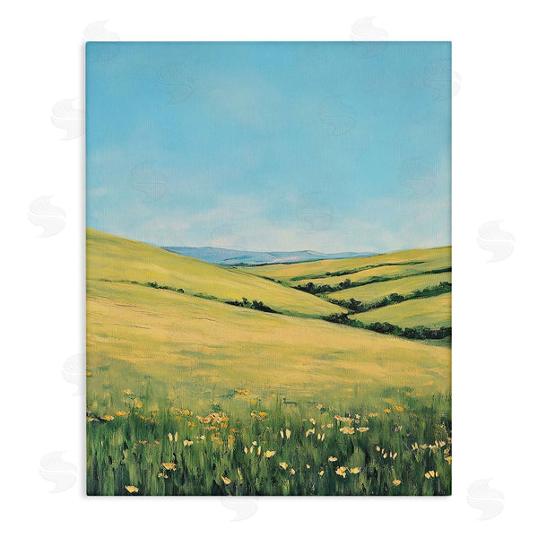 stupell industries Franklyn Gregory | Rolling Hills Of Flowers