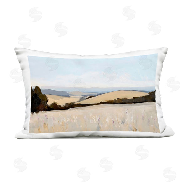 Stupell Industries Franklyn Gregory | Rolling White Fields Printed Throw Pillow