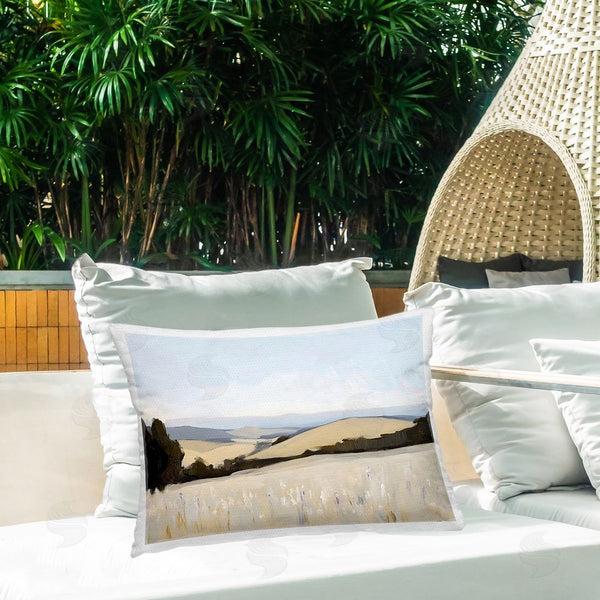 Stupell Industries Franklyn Gregory | Rolling White Fields Printed Throw Pillow