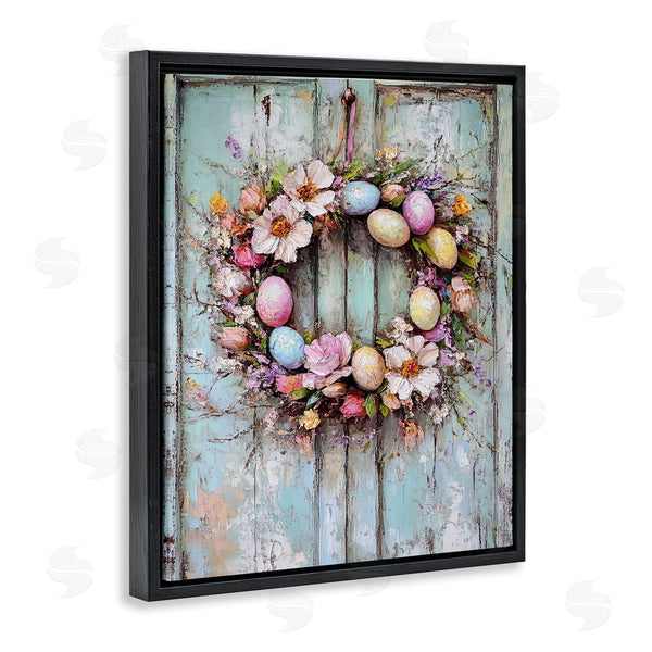 Stupell Industries Franklyn Gregory | Rustic Easter Egg Wreath