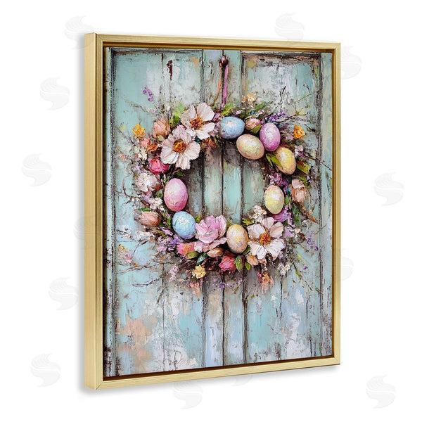 Stupell Industries Franklyn Gregory | Rustic Easter Egg Wreath
