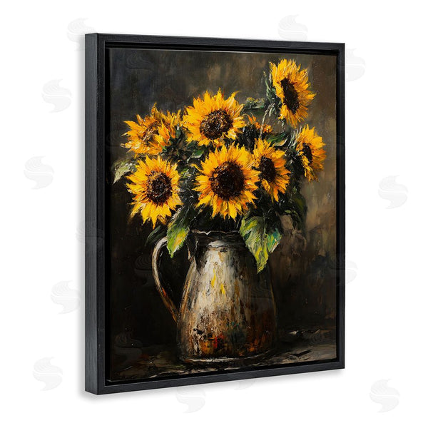 Stupell Industries Franklyn Gregory | Rustic Sunflower Jug Wall Art