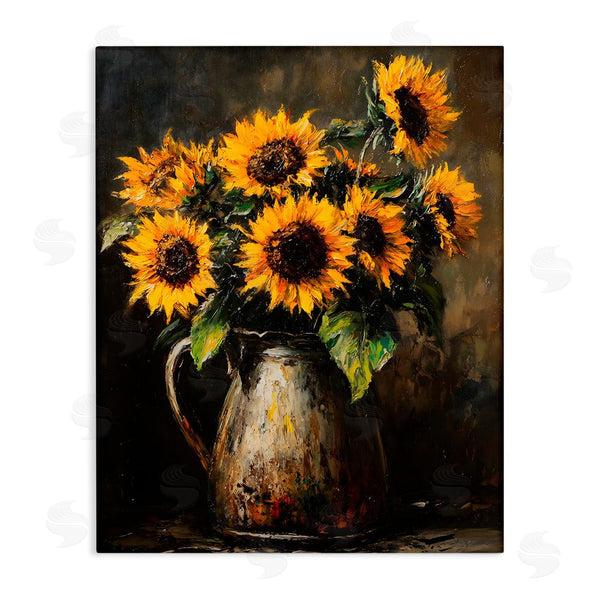 stupell industries Franklyn Gregory | Rustic Sunflower Jug Wall Art