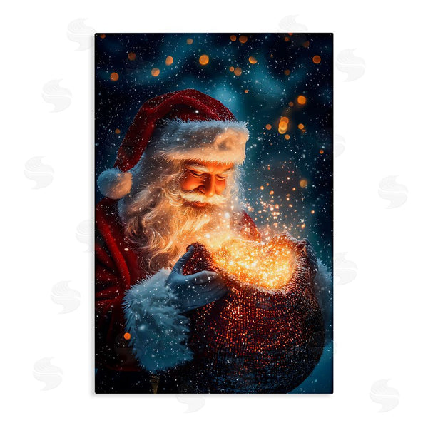 stupell industries Franklyn Gregory | Santa's Bag of Magic Wall Art