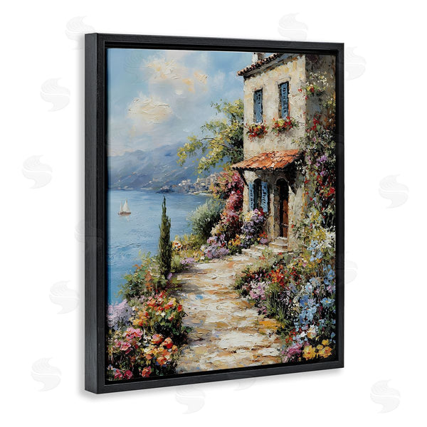 Stupell Industries Franklyn Gregory | Seaside Cottage Architecture Wall Art