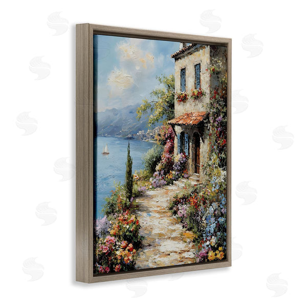 Stupell Industries Franklyn Gregory | Seaside Cottage Architecture Wall Art