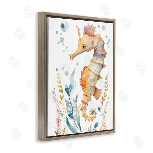 Stupell Industries Franklyn Gregory | Soft Seahorse Underwater