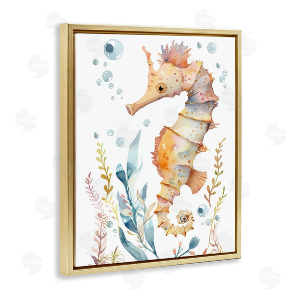 Stupell Industries Franklyn Gregory | Soft Seahorse Underwater