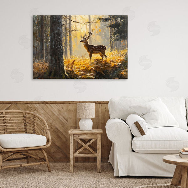 Stupell Industries Franklyn Gregory | Spotted Stag In Autumn Wilderness Wall Art