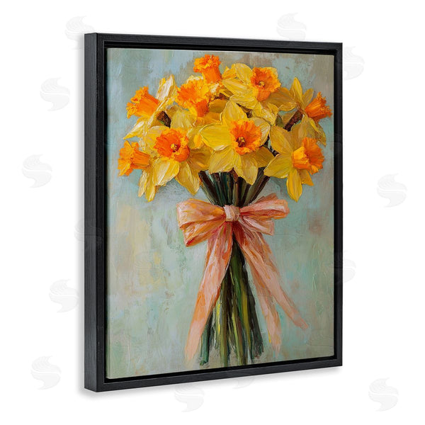 Stupell Industries Franklyn Gregory | Spring Daffodils With Ribbon