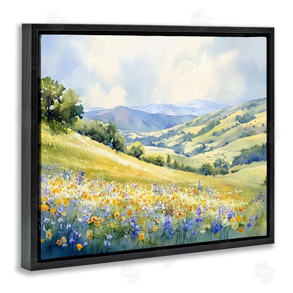 Stupell Industries Franklyn Gregory | Spring Meadow With Distant Mountain